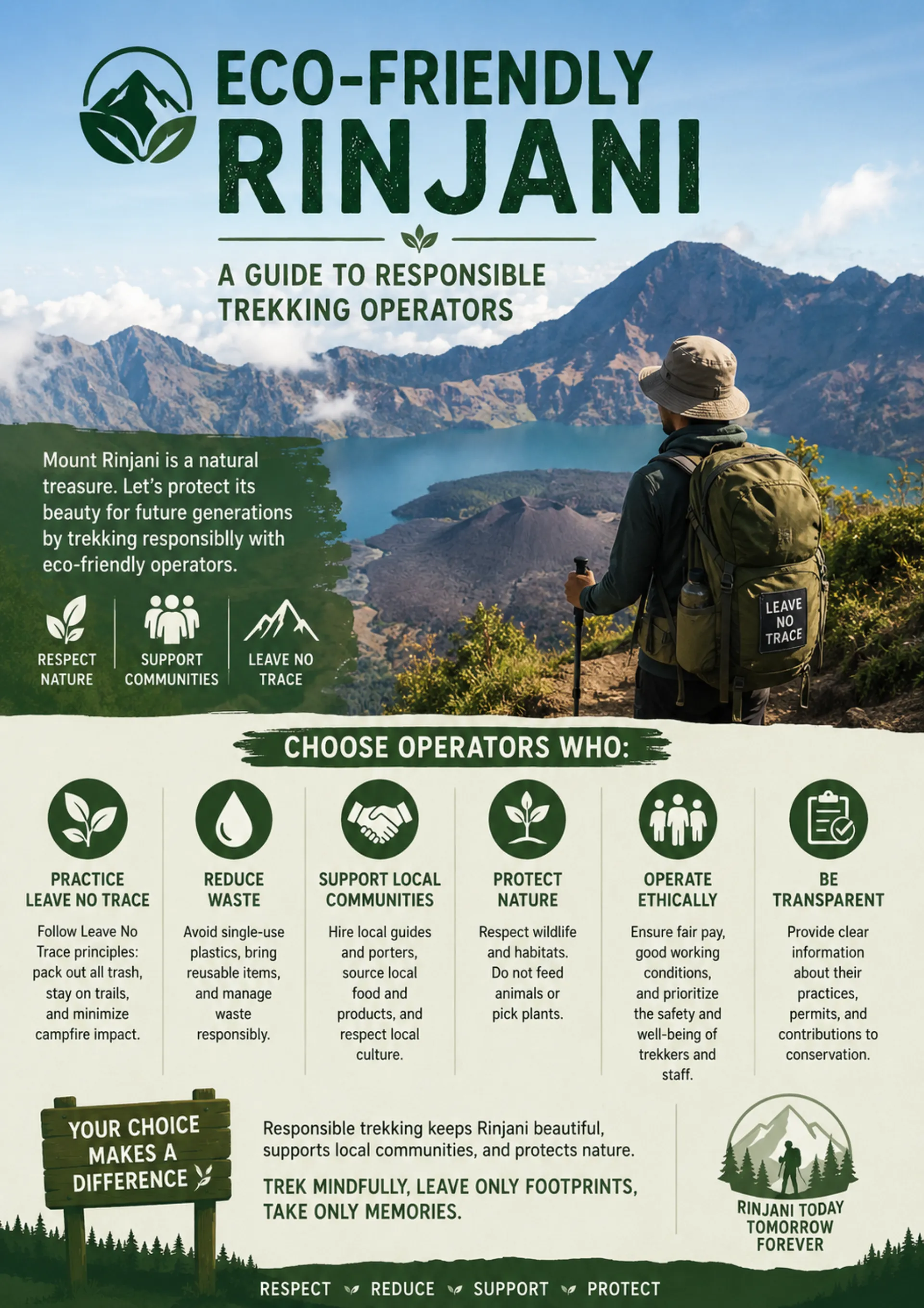 Eco-Friendly Rinjani Trekking: Choose Responsible Operators