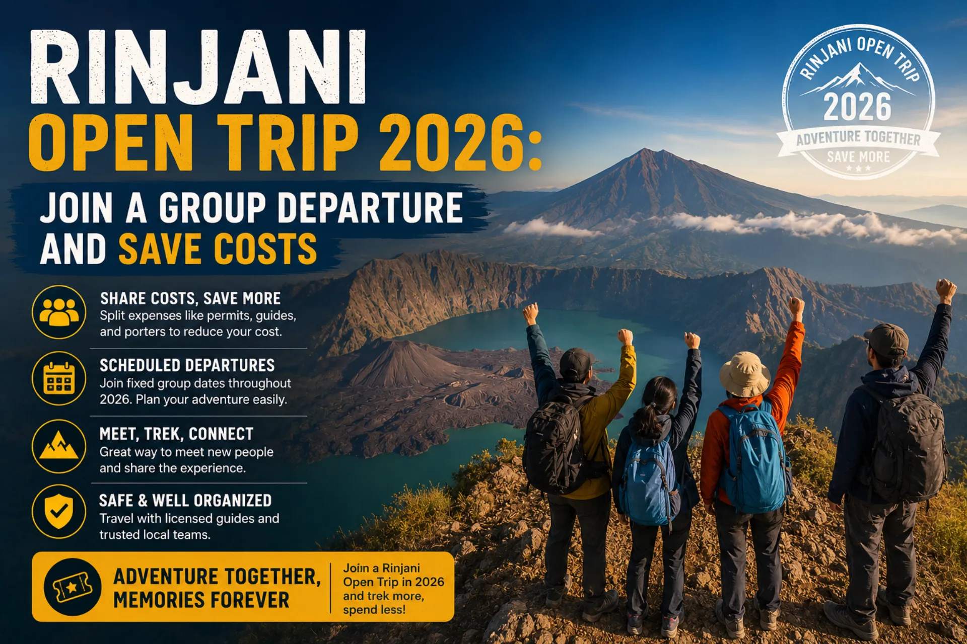 Rinjani Open Trip 2026: Your Budget Trek!