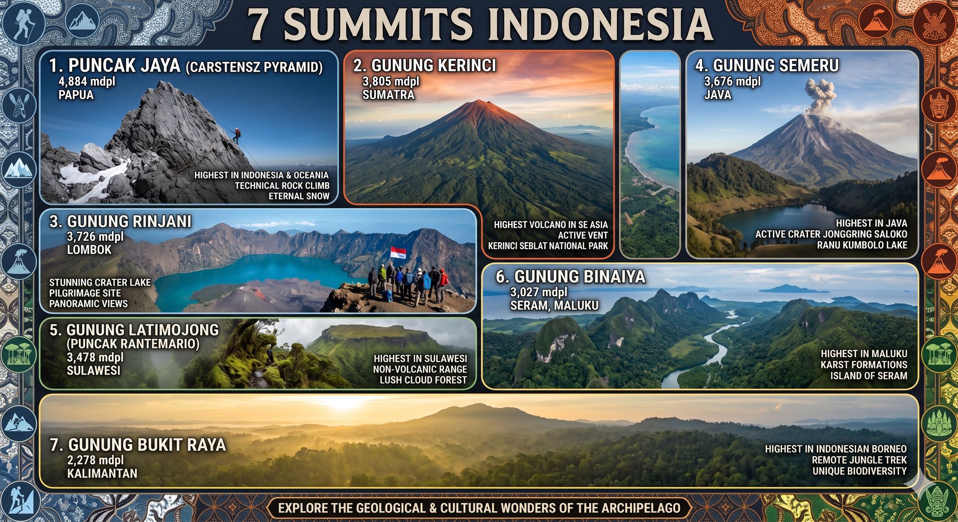 Conquer Indonesia's 7 Summits: An Epic Trekking Guide